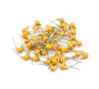 100pcs/lot Multilayer ceramic capacitor 50V (100~106) 10pF~10uF 102 103 104 105 22pF 47pF 68pF 1nF 10nF 100nF 0.1uF 1uF P=5.08mm NWPNLXEA(821(820pF))
