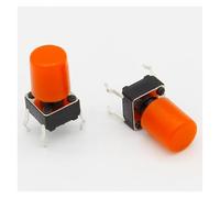100pcs/lot Red Cap Hat for 6 * 6mm G61 Tactile Push Button Switch Lid Cover NWPNLXEA