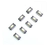 100pcs / lot Tact Touch Micro Switch 3X6X2.5 Tactile Push Button Switch 3 * 6 * 2.5 mm SMD 2 Pin Car Remote Control Key Button Switch interrupteur industriel (Color : Weiß, Size : 3X6X2.5MM-20PCS-DC