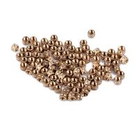 100PCS M3x3 Cylindre En Laiton Moleté Fileté Insert Rond Noix Incorporées 0.3x0.43cm (L x OD) (0.12x0.17inch)