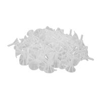 100pcs Mini Plastic Perfume Entonnoir de séparation Time de sablier décor pour liquides et épices (Blanc)