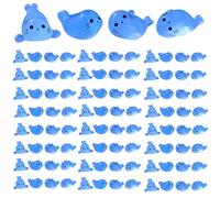 100pcs mini-résine animaux mignons sceaux lumineux luminaire dans les sombres 4 styles de phoque pup bricolage