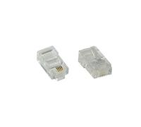 100pcs Modular Plug 8P4C RJ45 pour le sertissage du câble ruban RNIS