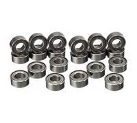 100Pcs MR63ZZ 3X6X2 mm Roulement à Billes à Gorge Profonde Roulement Miniature