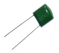 100pcs Mylar Film Capacitor 100V 2A224J 0.22uF 220nF 2A224 5% Polyester Film capacitor AUOQKQUT