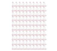 100pcs Paper Clips de forme humaine mignon Coup de presse métallique de la prévention de la rouille pour la classification des fichiers et le scrapbooking