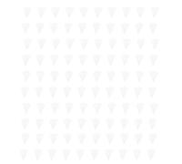 100pcs Papin Popcorn Sacs triangle Goody Sacs Greasproof Petits sacs de collations pour le restaurant de fête Pack de films de cinéma