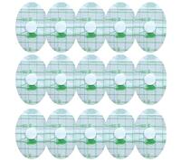 100pcs Patchs D'oreille Imperméables - Autocollants Adhésifs PU Pour Adultes | Couvre-oreilles Invisibles Pour Natation, Bain, Shampoing, Douche, Soins Pour Bébé, Ensemble 6.8x4.5cm 8x6cm, 80g