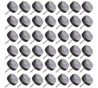 100PCS Patins à Clou en Feutre pour Chaises Meubles, 22mm Patin Chaise a Clouer Glisseurs Rond, Feutre Chaise Protecteurs pour Chaises Meuble Pieds Table avec Boîte en Plastique
