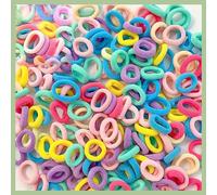 100Pcs Petit Mini Elastique éLastique Cheveux Fille Chouchou Cheveux Fille 2cm Pour Enfants BéBé Filles Printemps