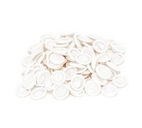 100PCS Petits Gants du Bout des Doigts, Compter des Doigts en Latex, Gants de Doigt Moyen, Couvre-Manches, Housse de Protection du Pouce pour Application Industrielle