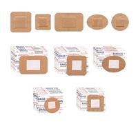 100pcs Petits Pansements Adhésifs, Pansements Respirants Différentes Formes et Tailles pour Protection des Plaies Visage et Nez Masquent les Taches Cutanées Parfaits pour Petites Incisions (Style 2)