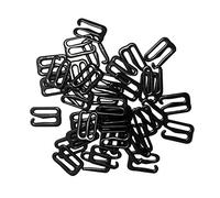 100pcs Pince à Coudre Fermoir Crochet de Soutien-Gorge Matériel de Lingerie Oeil en Métal Sangle - Forme 9, 15mm