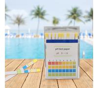 100pcs Piscine SPA 0-14 Indicateur Testeur D'eau Papier Acide Alcalin pH Bandelettes de Test pour la Qualité De L'eau L'analyse D'essai