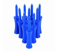 100pcs Plastic Blue Tees, 100pcs Plastic Blue Bleu 68 Mm Tees Devant Down Accessory Outil de Pas en Bas Les T-Shirts/T-Shirts pour Les Sports de