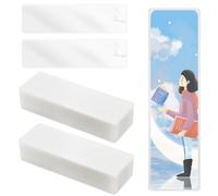 100pcs Pochettes de Plastification de Marque-Pages, 21x5,1cm Pochette de Plastification à Chaud 0,125mm Bookmark Laminating Pouches Plastique pour les Amateurs Livres les Amoureux de la Nature