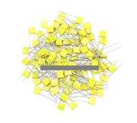100pcs Polypropylene Film Correction Capacitor 100V 102 222 472 103 473 104 474 1nF 10nF 0.1UF 0.22UF 0.47UF AUOQKQUT(330NF(334))