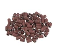 100pcs Ponçage Tambours 1/4 Pouce Mini Ponçage Manchons 600 Grain Ponçage Bandes Pour Tambour Ponceuse Rotative Outils