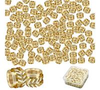 100pcs Printing Nuts insert fileté M3, inserts réglage thermique M3, écrous en laiton, inserts filetés pour plastique, vis à filetage moleté en laiton, pour impression 3D, coque plastique automobile