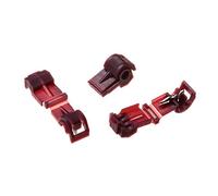 100PCS Red Quick Splice Wire Terminals T-Tap/Male Insulated 0.5-1.5mm2 Connectors Combo 22-18 AWG