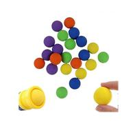 100pcs Refill Balls for Air Toy Gun Soft Foam Balls Refill Pack Round Bullet Ball Outdoor Sports Game Refills Blasters Ball-MXBC