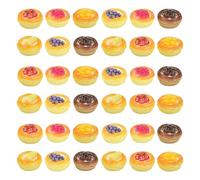 100pcs Résine Mini Alimentaire Ornament Gâteau Artisanat Accessoires Slime Charms Ensemble Mixed DIY Miniature Scène Layout Micro Décoration de la Maison