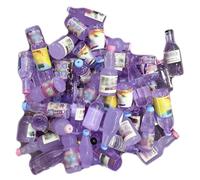 100pcs Résine Mini Fruit Snacks Slime Charms Set mélangé Accessoires artisanat bricolage miniature mise en page de scène micro décoration maison