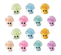 100pcs Résine Mini Ornament Animaux Plantes Slime Charms Ensemble mélangé Artisanat Accessoires bricolage miniature mise en page de scène Micro Décoration de la maison