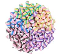 100pcs Résine Mini Ornament Candy Snack Slime Charms Ensemble mélangé Artisanat Accessoires bricolage miniature mise en page de scène Micro décoration de la maison