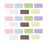 100pcs Résine Mini Ornament Dining Plate Flowerpot Slime Charms Mixed Set Artisanat Accessoires DIY Miniature Scène Layout Micro Décoration de la Maison