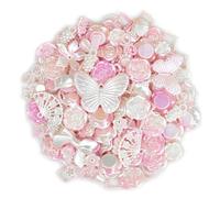 100pcs Résine Mini Ornament Pain Artisanat Accessoires Slime Charms Mixed Set DIY Miniature Scène Layout Micro Décoration de la Maison
