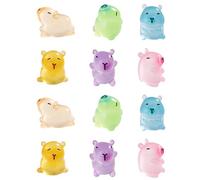 100pcs Résine Mini Ornament Petits Animaux Slime Charms Ensemble Mixed Artisanat Accessoires DIY Miniature Scène Layout Micro Décoration de la Maison