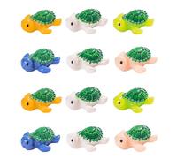 100pcs Résine Mini Ornament Petits Animaux Slime Charms Ensemble Mixed Artisanat Accessoires DIY Miniature Scène Layout Micro Décoration de la Maison