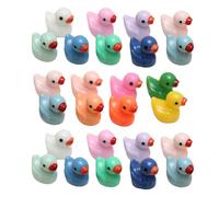 100pcs Résine mini ornement canards oiseaux slime charmes mélangé ensemble artisanat accessoires bricolage miniature scène mise en page micro décoration maison