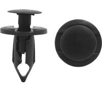 100pcs Rivet en plastique type bouton poussoir Fixation bouclier clip 9mm pour voiture