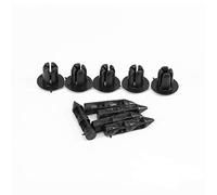 100pcs Rivets en Plastique Clips de Fixation Push Pin, Car-Styling 6mm Clip de Fixation Carénage Clips Clips de carénage de Moto Carénage pour