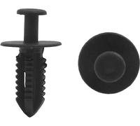 100pcs Rivets en Plastique Noir Fixation colliezs Type Push 8mm pour Voiture