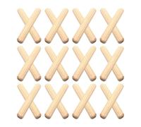 100Pcs Round Wood Dowel Rods Pour Mobilier