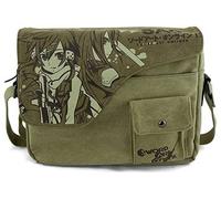 Sac en toile avec bandoulière Motif du dessin animé japonais Mon voisin Totoro sacoche de messager Sword Art Online taille unique vert