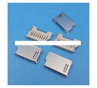 100Pcs SD Memory Card Socket Slot PCB Solder Connector Short Type AUOQKQUT