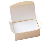 100pcs / Set Carte Vierge Vintage De Bricolage Cartes De Voeux Graffiti Parole Cartes Cadeau Fête De Mariage épais Papier Kraft Cartes Postales Couleur Blanc