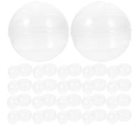 100pcs Small Round Capsules Clear Containers Empty Fillable Capsules Twisted Balls for Gumball Vending Machines Surprise Gift 50mm