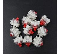 100pcs Switch Keyboard, Interrupteur de clavier de jeu ergonomique, interrupteur de remplacement pour les prises CIY SMD 3pin Thin pins Compatible avec le commutateur MX (Rouge)