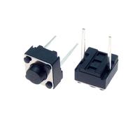 100Pcs Tactile Switch Momentary Tact 6x6x5 6 * 6 * 5mm Middle pin 2pins NWPNLXEA