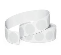 100pcs Tags NFC 215 Puces NFC Autocollant NFC Blanc Rond 25mm Autocollant NFC, Puce NFC 504 Octets Mémoire Réinscriptible Tag NFC,Compatible avec Tagmo et Périphériques Compatibles NFC