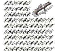 100PCS Taquet Etagere, Support Etagere Placard, Support Étagère, Taquets pour Étagères, Supports Étagères-5x16MM, Adapté Aux Meubles Et Placards