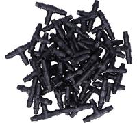 100PCS Tee Connector 4/7 Hose Connector Garden Irrigation Fittings for Micro Sprinkler Irrigation