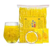 100pcs Tisane Aux Fleurs De Ju De Soie Dorée Thé Parfumé Original De Chine Nourrit Le Foie Et Améliore La Vue Apaise Les Brûlures Thé Aux Fleurs Naturel En Vrac Sans Additifs Boisson Verte Aux Herbes