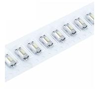 100pcs Touch Micro Switch 3X6X2.5MM 3 * 6 * 2.5 SMD Blanc Bouton Tête Tresse