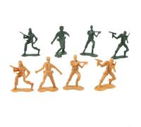 100pcs Toy Soldiers Set 4cm Plastic pour war Figures Plastic Army Men Figures 100pcs 4cm Height pour war Game Sandbox Toys 100pcs for Boys Play 100pcs Mixed Models 4cm Tactical Gear Safe Plastic Toy
